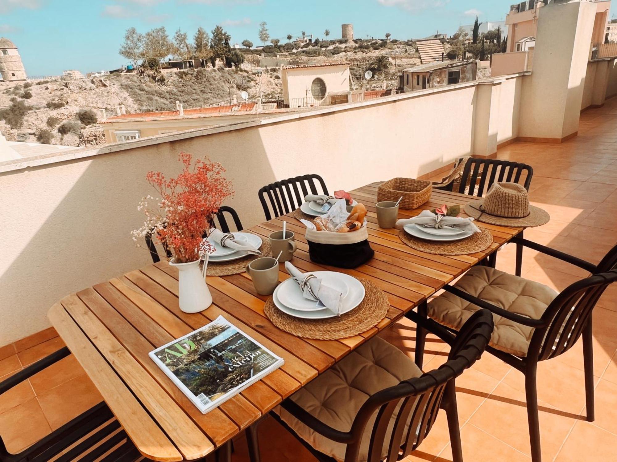 Casa Jara- With A Private Terrace 360 Views In Old Town - Free Parking Apartment Cartagena Exterior foto